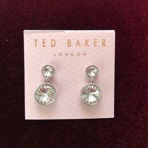 Ted Baker London Crystal Drop Earrings - Silver